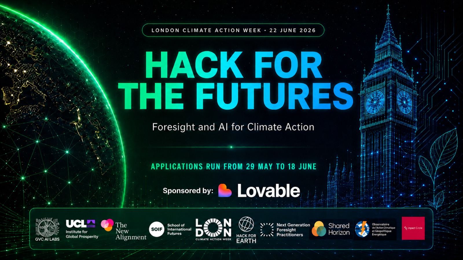 Hack for the Futures · AI for Climate Action Hackathon · LCAW 2026